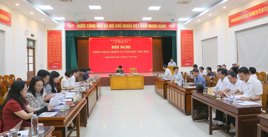 Hội nghị triển khai nhiệm vụ năm học Cụm thi đua số 6.