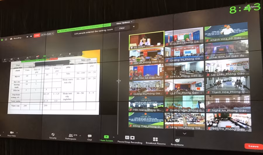 Hội thảo tập huấn thu hút đông đảo cán bộ, giáo viên mầm non trên cả nước tham gia.