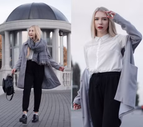10 kieu ao khoac mau xam sieu phong cach cho phai dep trong nam 2017 - Anh 6