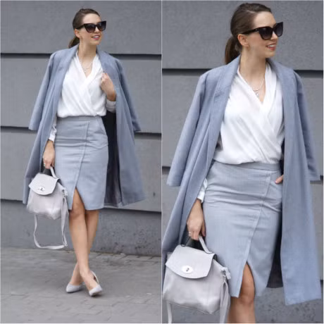 10 kieu ao khoac mau xam sieu phong cach cho phai dep trong nam 2017 - Anh 4