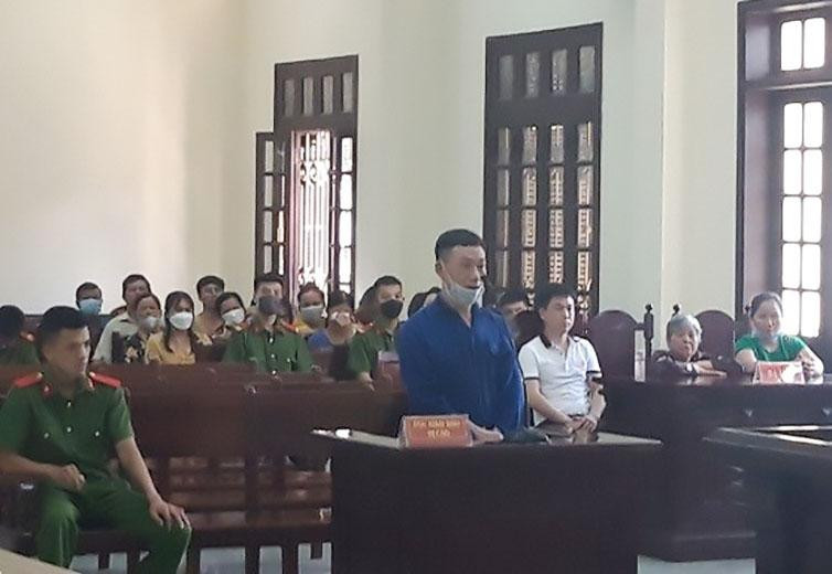 Nguyễn Văn Hải tại phiên tòa xét xử. Nguyễn Văn Hải tại phiên tòa xét xử.