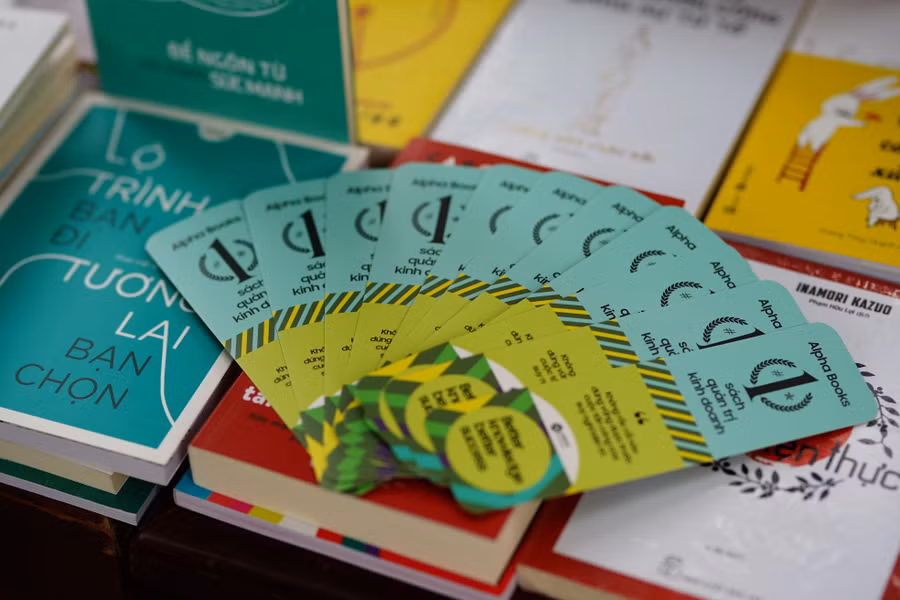 Gian hàng sách - nơi ' tâm hồn thích đọc, thích viết' không thể bỏ lỡ.