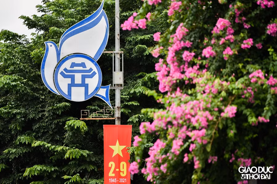 Khác với mọi năm, do diễn biến phức tạp của dịch bệnh Covid-19, đường phố Hà Nội không trang hoàng rực rỡ cờ hoa.