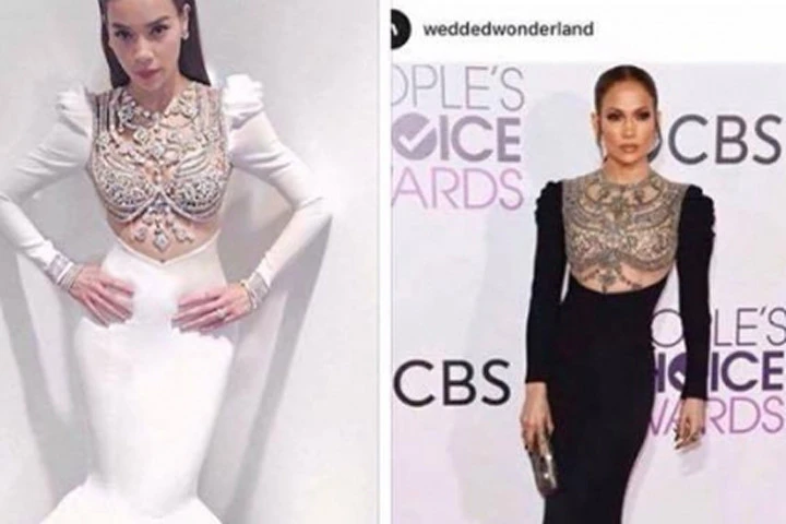 Hồ Ngọc Hà lên tiếng việc đạo nhái váy Jennifer Lopez