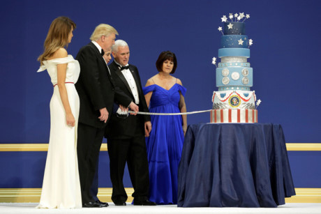 Chum anh: Ong Donald Trump trong ngay dau tien tro thanh Tong thong - Anh 25