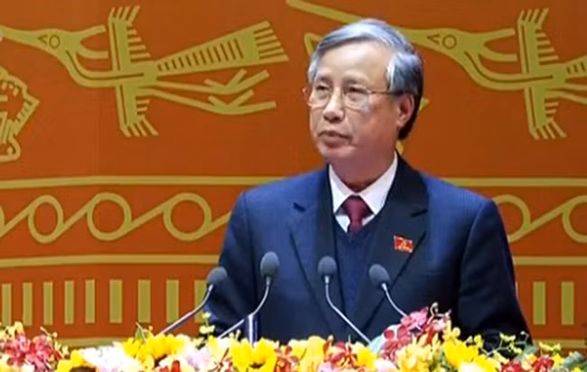 Chủ nhiệm Ủy ban Kiểm tra Trung ương Trần Quốc Vượng.