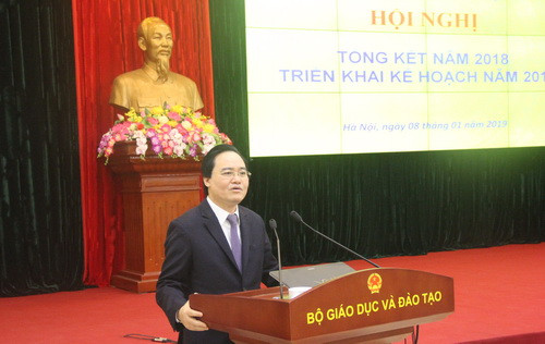 Bộ trưởng Phùng Xuân Nhạ phát biểu tại Hội nghị