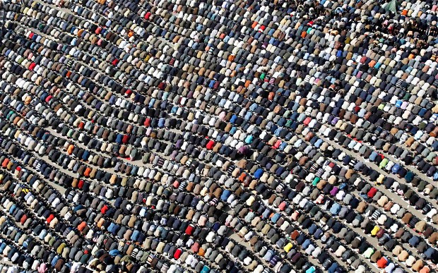Anti-government protesters take part in Friday prayers at Tahrir Square in Cairo. Tens of thousands of Egyptians prayed in Cairo’s Tahrir (Liberation) Square for an immediate end to President Hosni Mubarak’s 30-year rule, hoping a million more would join them in what they called the 