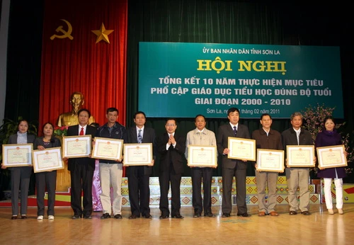 Sơn La: 205 xã đạt chuẩn PCGD tiểu học đúng độ tuổi