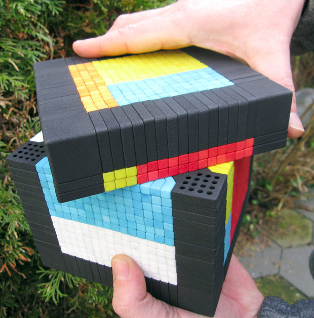 Scientist Oskar van Deventer has spent £1,500 making the world’s biggest Rubik’s cube - and admits he cannot solve it. His puzzle has 1,539 pieces and measures a foot wide. Although he can solve a regular 3x3x3 cube in about two minutes, Oskar admits his cube has him beaten.