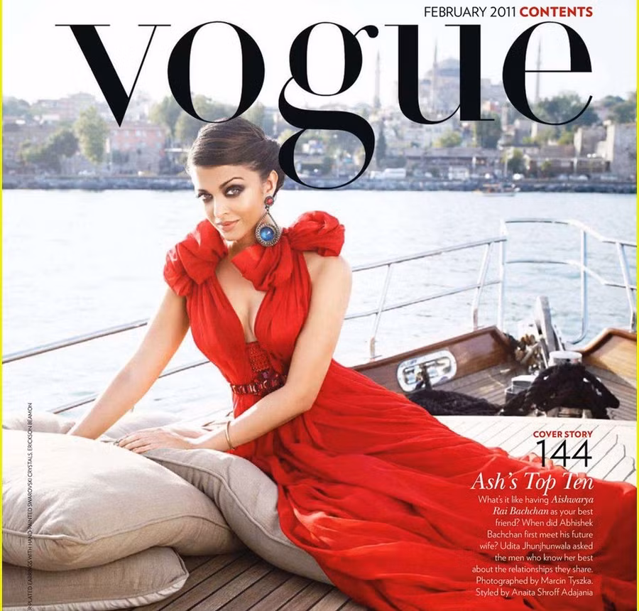 Cựu hoa hậu thế giới Aishwarya Rai tuyệt đẹp trên Vogue ảnh 1