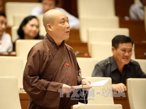 Đại biểu Thích Bảo Nghiêm