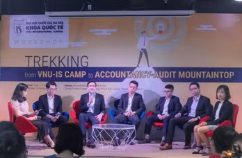 Sinh viên Kế toán và Tài chính (Khoa Quốc tế - ĐHQG Hà Nội) sẽ có cơ hội giao lưu, học hỏi từ các doanh nghiệp và chuyên gia đầu ngành.