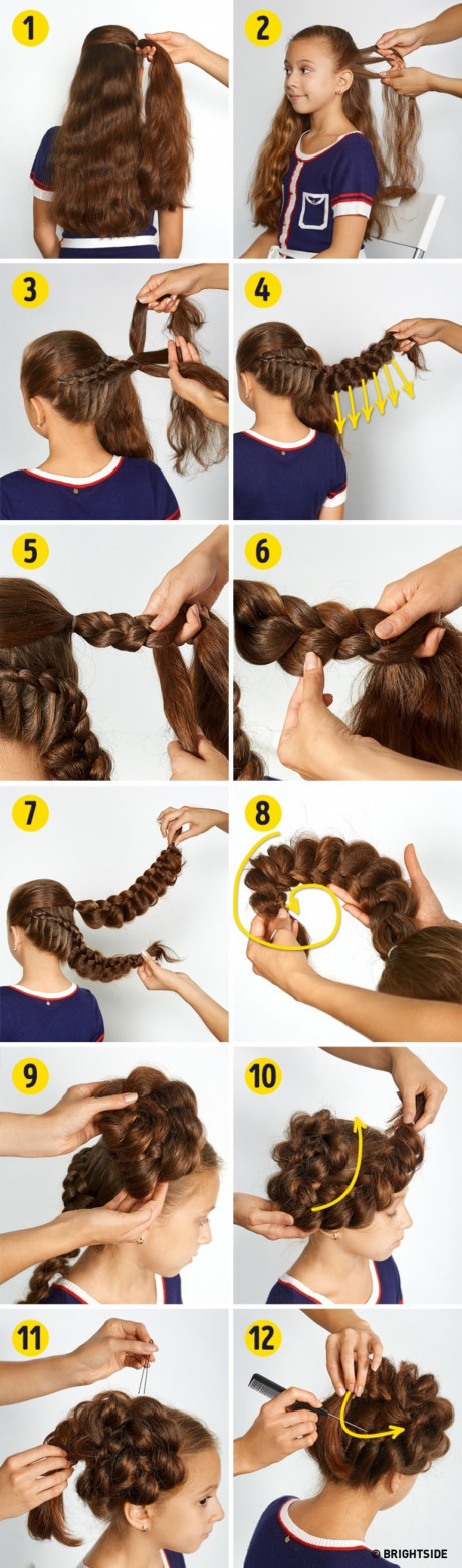 4 kiểu tóc cho bé cưng xinh như công chúa - Ảnh 3 4 kieu toc cho be cung xinh nhu cong chua - Anh 3