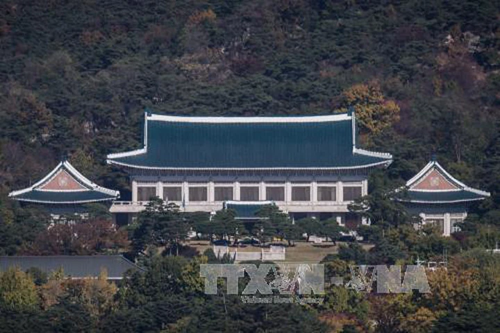 Toàn cảnh Phủ Tổng thống Hàn Quốc (Nhà Xanh) ở Seoul. Ảnh: AFP/TTXVN