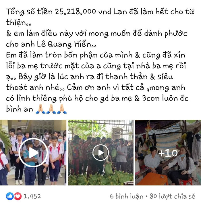 Vợ hai Vân Quang Long công khai tiền phúng viếng và mối quan hệ với bố mẹ chồng sau lễ tang