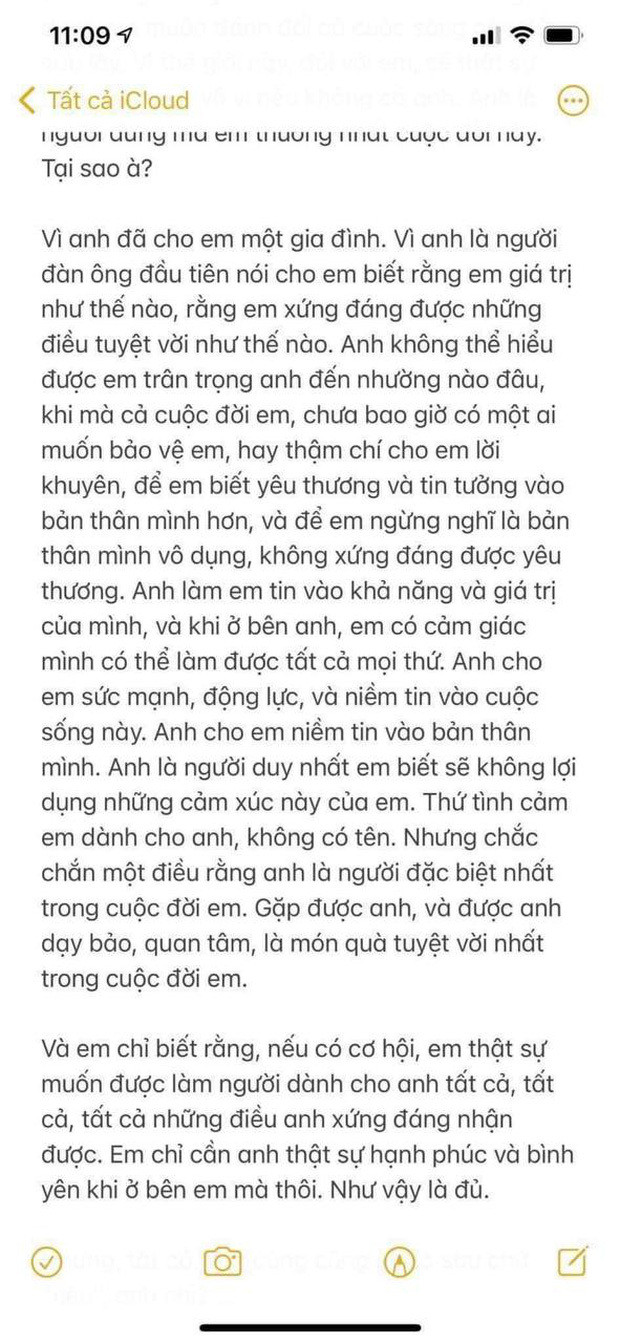 Full bức thư tình 5 trang của Hải Tú gửi Sơn Tùng