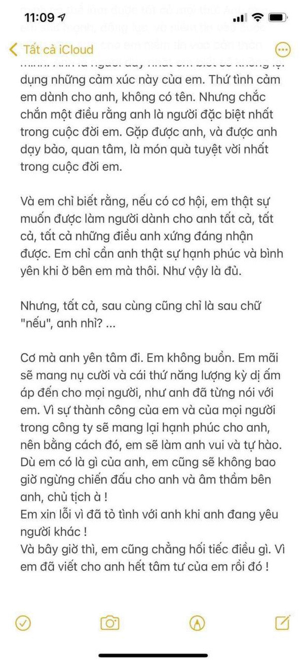 Full bức thư tình 5 trang của Hải Tú gửi Sơn Tùng