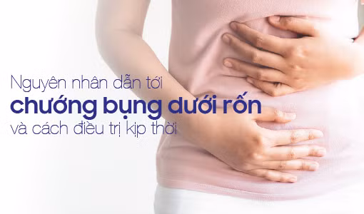 chướng bụng dưới rốn