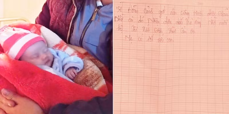 Bé sơ sinh bị bỏ rơi trên quốc lộ giữa đêm đông rét buốt