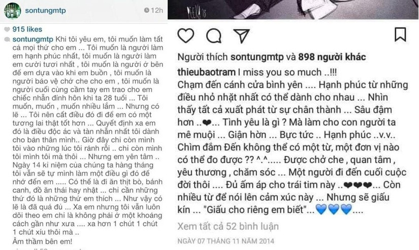 Hành trình 8 năm hẹn hò bí mật của Sơn Tùng và Thiều Bảo Trâm