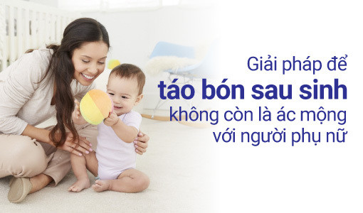 Giải pháp để táo bón sau sinh không còn là ác mộng với người phụ nữ ảnh 1 Táo bón sau sinh