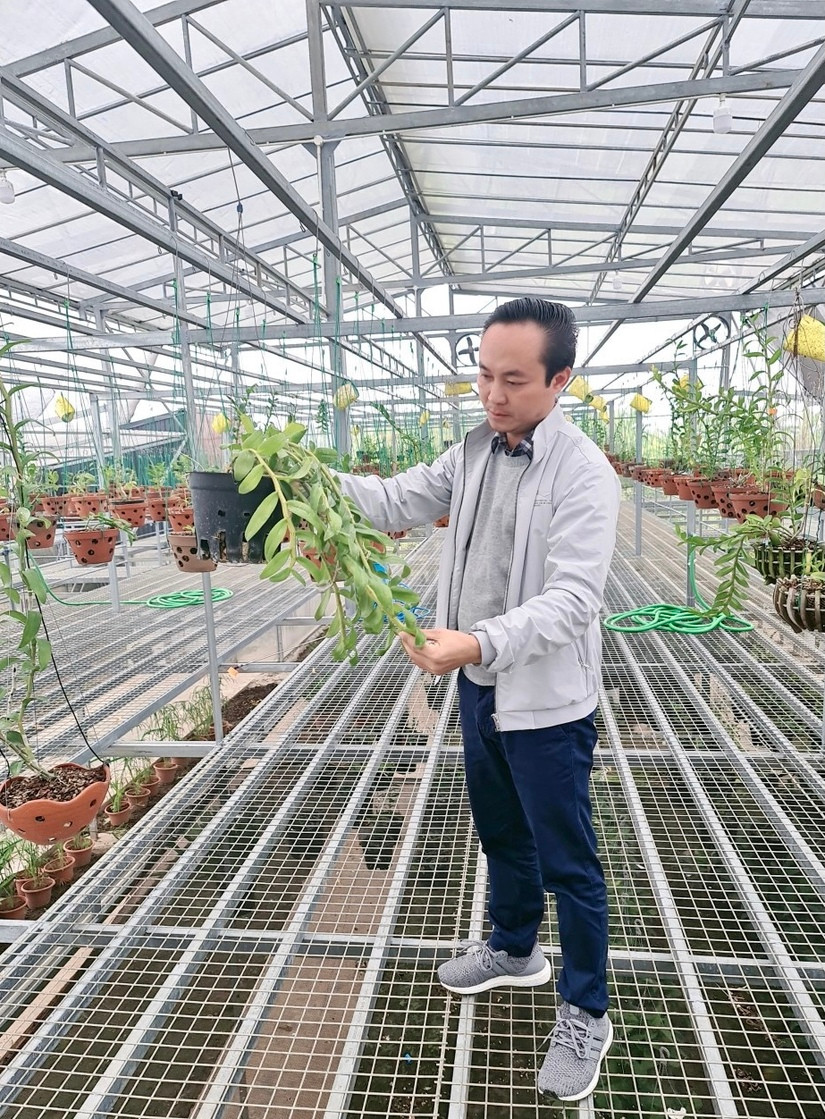 Niềm đam mê hoa lan của nghệ nhân Minh Xa