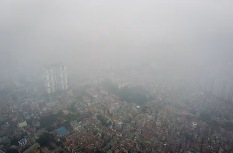 Những ngày qua, các điểm quan trắc của Hà Nội đều hiển thị chất lượng không khí Thủ đô ở mức xấu đến rất xấu.