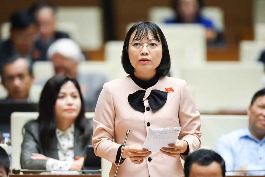 Đại biểu Nguyễn Thị Việt Nga - Đoàn ĐBQH tỉnh Hải Dương.