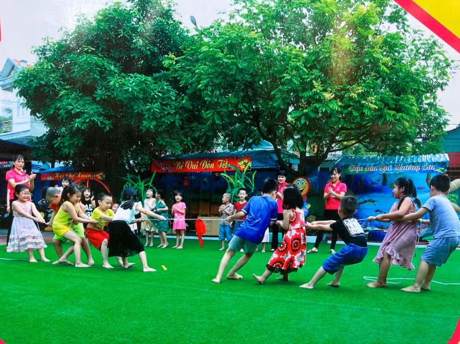 Trẻ được giáo dục nuôi dạy theo hướng tiếp cận năng lực