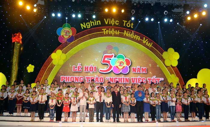 Tưng bừng Lễ hội 50 năm phong trào &quot;Nghìn việc tốt&quot;