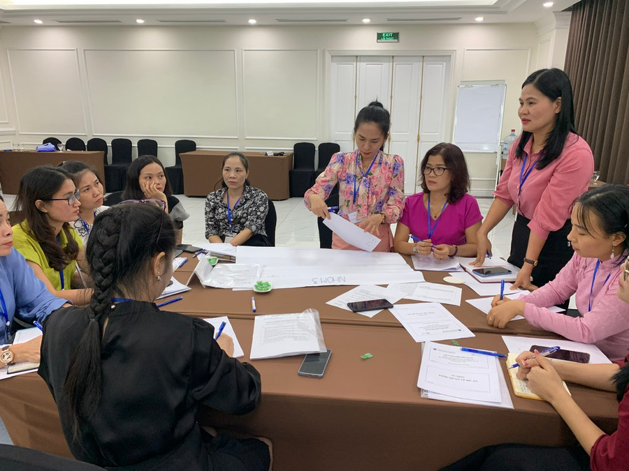 Hội thảo chia nhóm thảo luận đề xuất kế hoạch cho giai đoạn tới. Hội thảo chia nhóm thảo luận đề xuất kế hoạch cho giai đoạn tới.