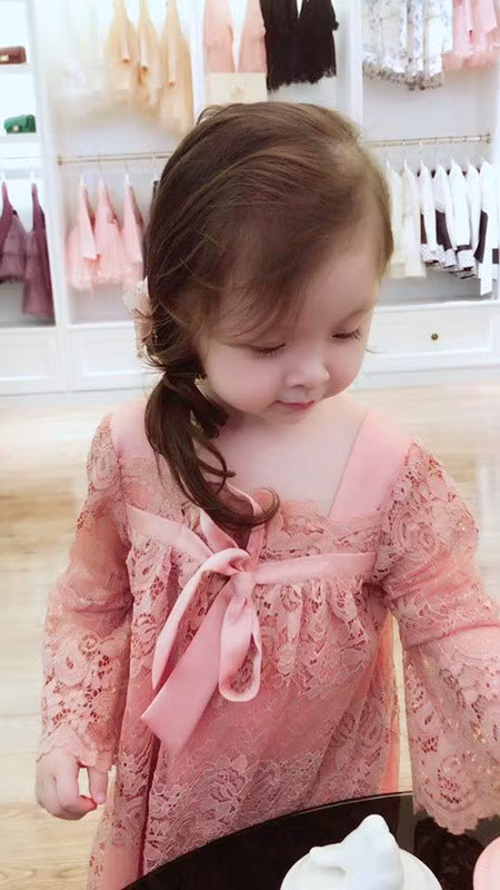 Con gai Elly Tran xinh nhu thien than khi dien dam cong chua - Anh 5