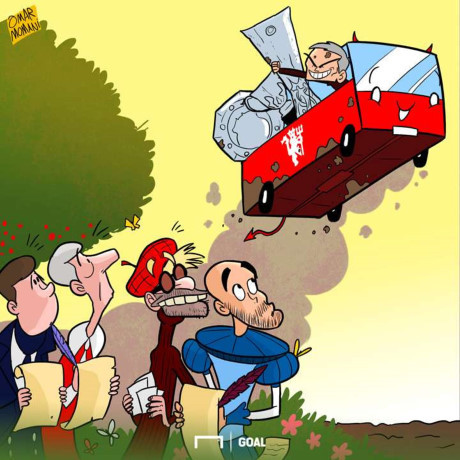 Biếm họa 24h: HLV Wenger hí hửng,  Biem hoa 24h: HLV Wenger hi hung,