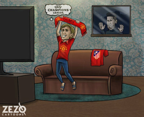 Biếm họa 24h: HLV Wenger hí hửng,  Biem hoa 24h: HLV Wenger hi hung,