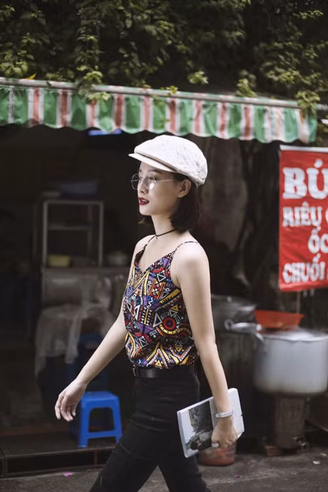 Quynh Chi - Co nang BTV so huu gout thoi trang cuc an tuong - Anh 7