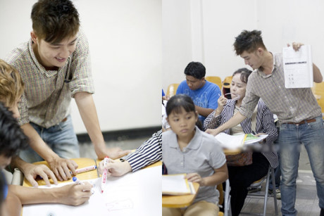 Ngắm trang phục của sao Việt khi đứng trên bục giảng - Ảnh 2 Ngam trang phuc cua sao Viet khi dung tren buc giang - Anh 2
