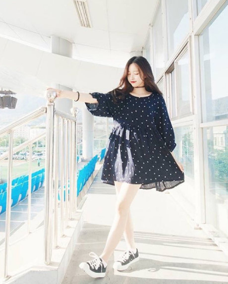 Hot girl Hàn xinh như mộng đắt show chụp hình - Ảnh 11 Hot girl Han xinh nhu mong dat show chup hinh - Anh 11
