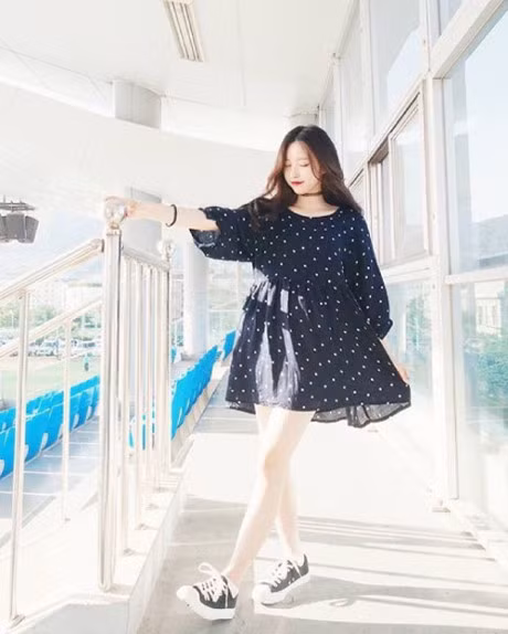 Hot girl Han xinh nhu mong dat show chup hinh - Anh 11