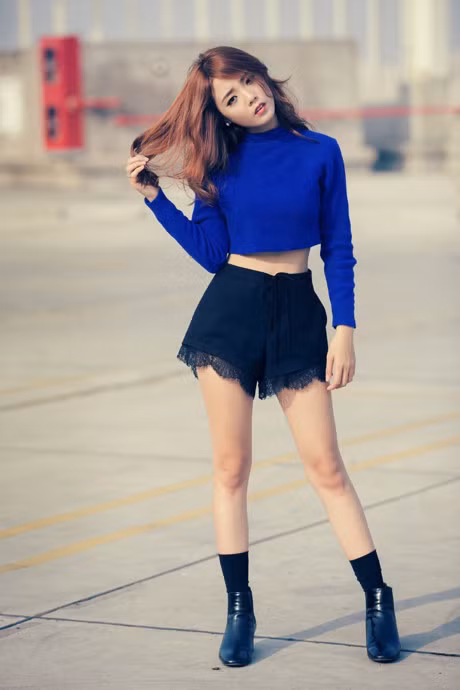 Hot girl Lam A Han la ai? - Anh 1