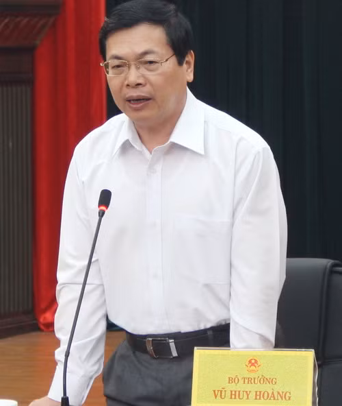 Bộ trưởng Bộ Công thương Vũ Huy Hoàng phát biểu tại Hội nghị