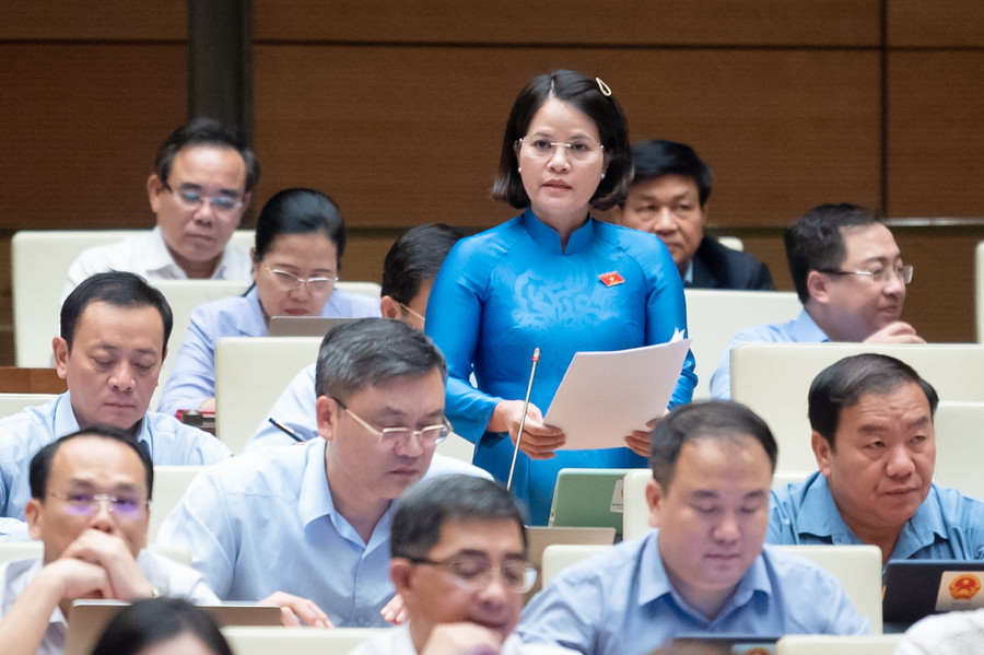 Đại biểu Nguyễn Hoàng Bảo Trân (Đoàn ĐBQH tỉnh Bình Dương): Cần chuẩn bị kỹ lưỡng về cơ sở vật chất, trình độ chuyên môn cho những đổi mới trong ngành giáo dục.