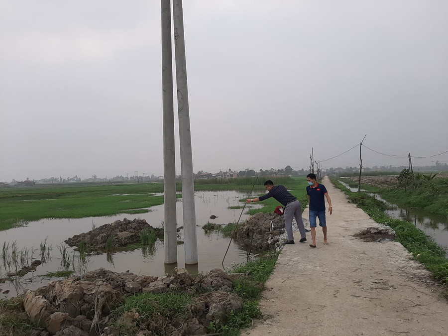 Hiện trường vụ việc.