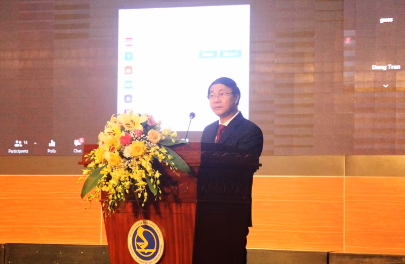 PGS.TS Nguyễn Ngọc Long phát biểu khai mạc hội nghị