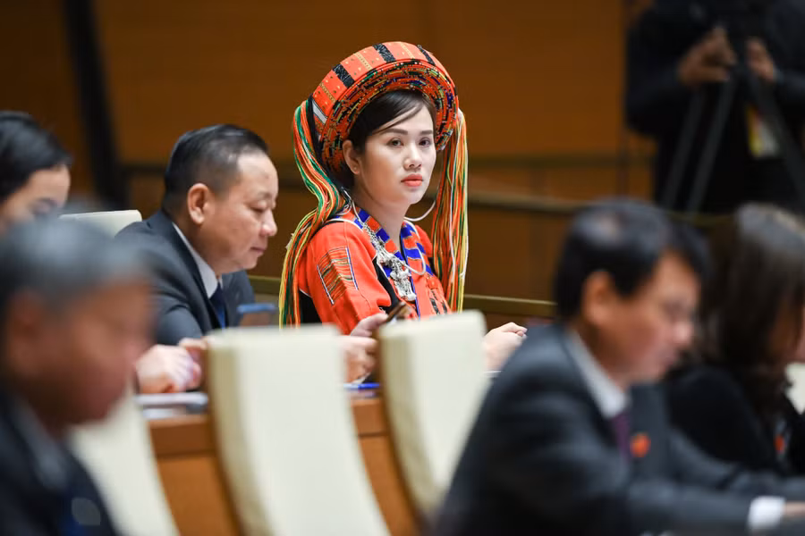 Các đại biểu tham dự Kỳ họp bất thường lần thứ 2, Quốc hội khóa XV.