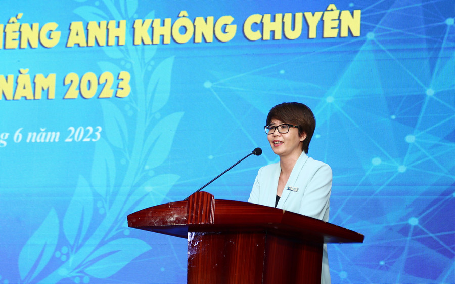 TS Nguyễn Minh Phương phát biểu tại buổi Lễ trao giải. TS Nguyễn Minh Phương phát biểu tại buổi Lễ trao giải.