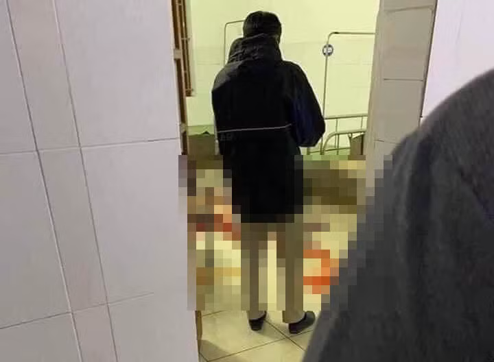 Hiện trường nơi xảy ra vụ việc.