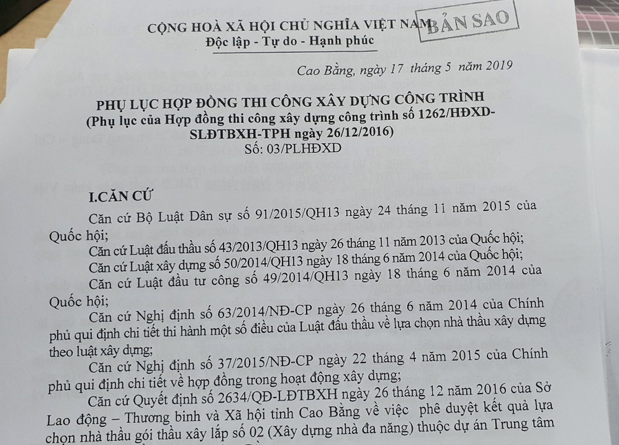 Phụ lục số 03 của Hợp đồng thi công xây dựng công trình số 1262 giữa Công ty Trường Phúc Hoàng và Sở LĐTB&XH tỉnh Cao Bằng là một trong những tài liệu quan trọng xác định thời gian thực hiện dự án. Phụ lục số 03 của Hợp đồng thi công xây dựng công trình số 1262 giữa Công ty Trường Phúc Hoàng và Sở LĐTB&XH tỉnh Cao Bằng là một trong những tài liệu quan trọng xác định thời gian thực hiện dự án.