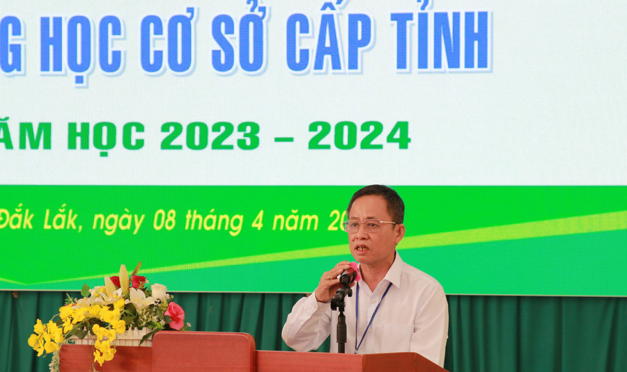 Ông Đỗ Tường Hiệp phát biểu khai mạc Hội thi. (Ảnh: TT) Ông Đỗ Tường Hiệp phát biểu khai mạc Hội thi. (Ảnh: TT)