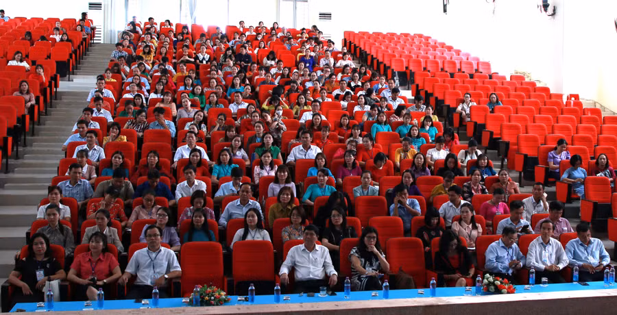 Các đại biểu dự khai mạc Hội thi. (Ảnh: TT)